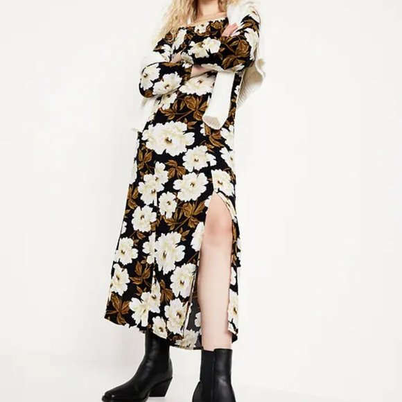 Old Navy Waist-Defined Square-Neck Maxi Dress/ NWT/ Small - Picture 3 of 13